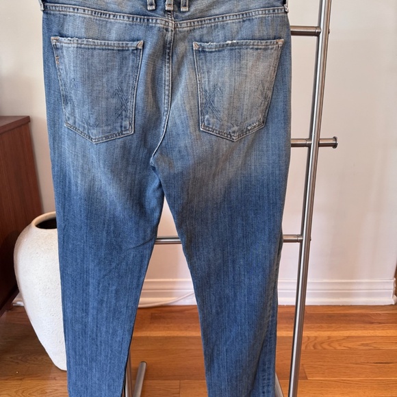 McGuire Mrs Robinson Distressed Light Wash Boyfriend Jean - Light Blue - Picture 5 of 7